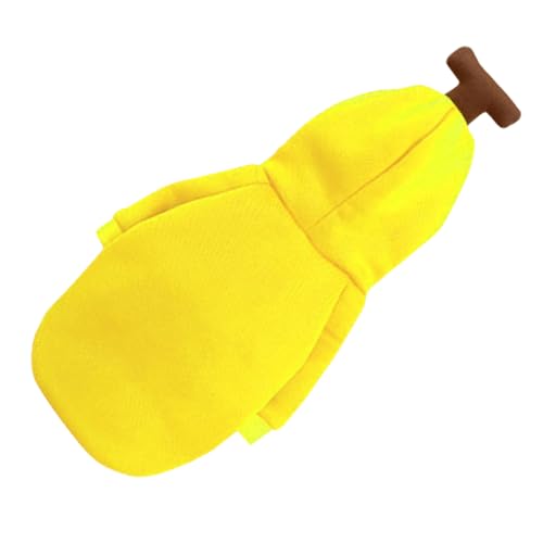 Angoily Banana Hundekleidung Modisches Welpenpullover-Shirt Bequemes Haustierkleid von Angoily