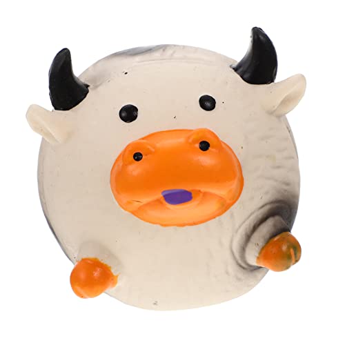 Angoily Haustier Stimme Ball Kuscheltier Spielzeug Weiß Schweinehund Kleiner Hund Emulsion von Angoily