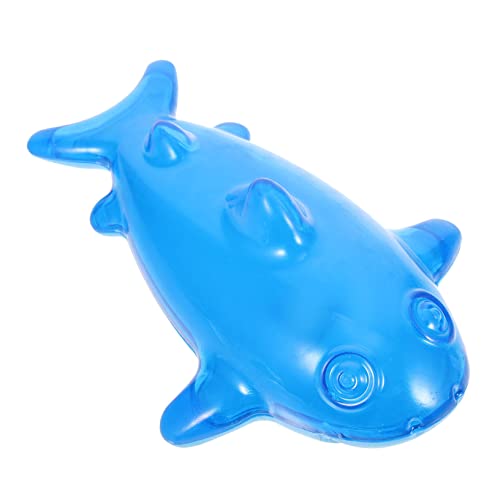 Angoily Haustier-Wasserschwimmer-Spielzeug Schwimmfähiges Apportierspielzeug für Hunde Kauspielzeug für Welpen Spielzeuge Beißspielzeug für Welpen Kauspielzeug für Haustiere Fischform von Angoily
