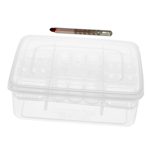 Angoily Reptilien-inkubator Eidechsen-inkubator-kit Inkubationsbox Aus Kunststoff Für Reptilien-Eier von Angoily