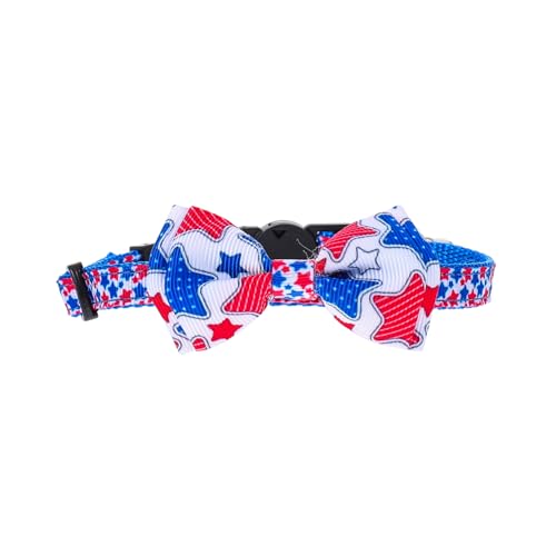Angoily Dekoratives Katzenhalsband Mit Amerikanischer Flagge Verstellbares Tierhalsband Für Katzen Und Hunde Für Feiertage Partys Und Täglichen Gebrauch Leicht Und Komfortabel Perfektes Angoily Dekoratives Katzenhalsband Mit Amerikanischer Flagge Verstellbares Tierhalsband Für Katzen Und Hunde Für Feiertage Partys Und Täglichen Gebrauch Leicht Und Komfortabel Perfektes von Angoily