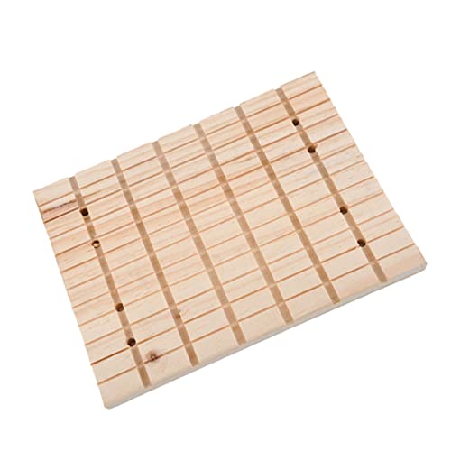 Angoily Krallenschleifdeck für Haustiere Hamster Kleintiere Kratzbrett Löcher für Einfache Montage Aus Holz Angoily Krallenschleifdeck für Haustiere Hamster Kleintiere Kratzbrett Löcher für Einfache Montage Aus Holz von Angoily