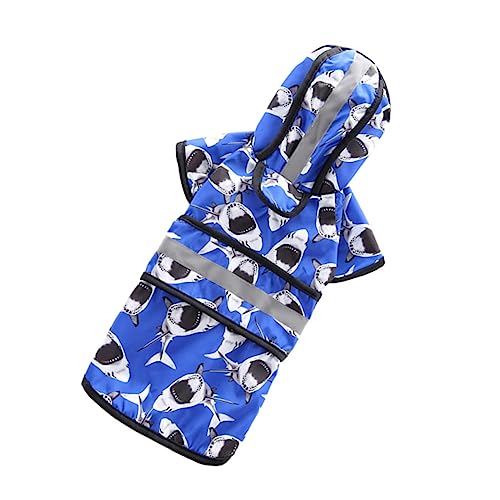 Angoily Welpenkleidung Großer Hunderegenmantel Haustierponcho Hundemantel Reflektierende Streifen Outdoor-hundekleidung Hundeoutfit Angoily Welpenkleidung Großer Hunderegenmantel Haustierponcho Hundemantel Reflektierende Streifen Outdoor-hundekleidung Hundeoutfit von Angoily