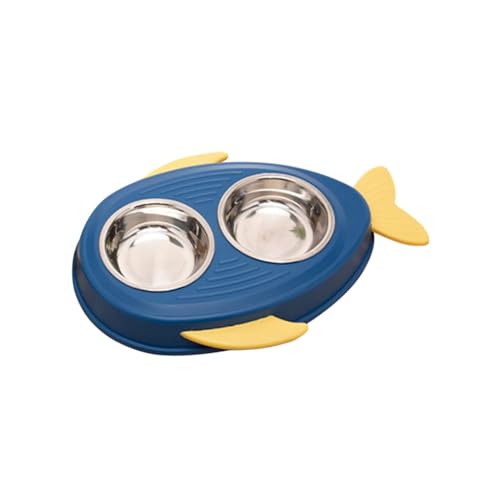 Angoily Hundenapf Edelstahl Behälter für Lebensmittel Hundenäpfe Katzennapf Futternapf für Haustiere Futterspender für Welpen abnehmbar Zubringer Container Haustiernapf Geschirr Plastik von Angoily