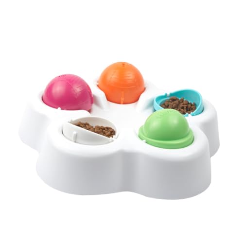 Angoily Rotierender Futternapf Für Katzen Und Hunde 5 Snacks Pp-Kunststoff Bunt Lustiges Lernspielzeug Angoily Rotierender Futternapf Für Katzen Und Hunde 5 Snacks Pp-Kunststoff Bunt Lustiges Lernspielzeug von Angoily