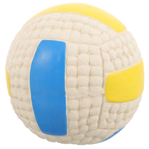 Angoily Hunde Quietschball Aus Kautschuk Interaktives Kauspielzeug Volleyball Für Welpen Fördert Zahnreinigung Und Spielspaß Für Drinnen Und Draußen Angoily Hunde Quietschball Aus Kautschuk Interaktives Kauspielzeug Volleyball Für Welpen Fördert Zahnreinigung Und Spielspaß Für Drinnen Und Draußen von Angoily