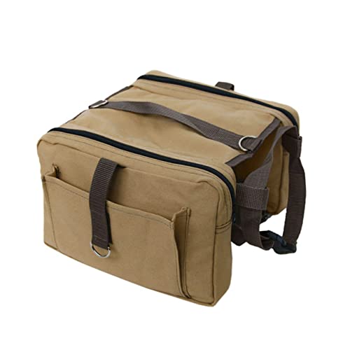 Angoily Sportrucksack Für Hunde Und Welpen – Tragbar Verstellbares Halsband Hunderucksack Satteltasche Für Den Außenbereich Wandern Campingausrüstung von Angoily