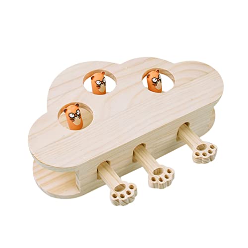 Angoily Katzenmäusespielzeug Aus Holz Interaktiv Lustiges Kratzspielzeug Katzenfangspielzeug Haustier-katzenspielzeug Flauschiges Lernspielzeug für Haustiere Angoily Katzenmäusespielzeug Aus Holz Interaktiv Lustiges Kratzspielzeug Katzenfangspielzeug Haustier-katzenspielzeug Flauschiges Lernspielzeug für Haustiere von Angoily