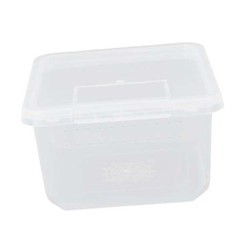Angoily Mini-reptilienbehälter Terrarien Zuchtbox Reptilien-futterspender Hochtransparente Abdeckung Für Einfaches Füttern Haustierbox-Nest-Design Verhindert Weglaufen Angoily Mini-reptilienbehälter Terrarien Zuchtbox Reptilien-futterspender Hochtransparente Abdeckung Für Einfaches Füttern Haustierbox-Nest-Design Verhindert Weglaufen von Angoily
