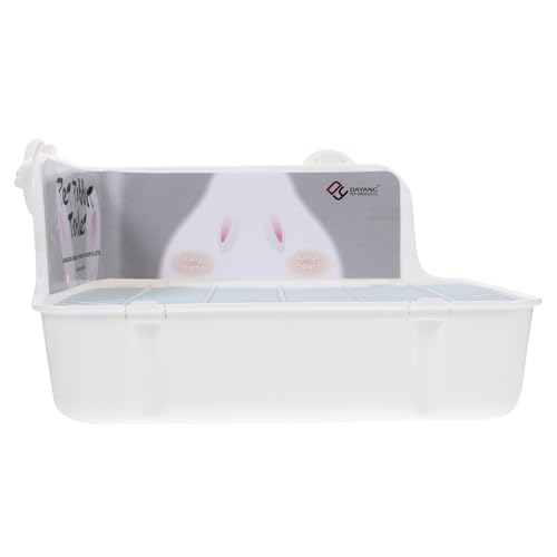 Angoily Kasten Kaninchentoilette Hasenklo Hasen- -Katzentoilette Hamster Haustier Hasen-Trainer-Toilette Katzenklo Chinchilla Sandbecken Bettauskleidungen Papierkorb Käfig Plastik Weiß Angoily Kasten Kaninchentoilette Hasenklo Hasen- -Katzentoilette Hamster Haustier Hasen-Trainer-Toilette Katzenklo Chinchilla Sandbecken Bettauskleidungen Papierkorb Käfig Plastik Weiß von Angoily