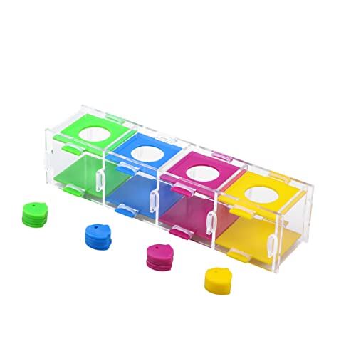 Angoily Papagei Intelligenz Training Box Multi-Color Vogel Spielzeug Schreibtisch Kauen Spiel Sicheres Material Vogel Ara Spielzeug Angoily Papagei Intelligenz Training Box Multi-Color Vogel Spielzeug Schreibtisch Kauen Spiel Sicheres Material Vogel Ara Spielzeug von Angoily