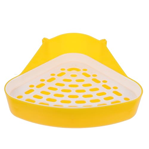 Angoily Kleintier-Toilette Aus Kunststoff Tragbar Und Leicht Für Kaninchen Und Meerschweinchen Eckig Mit Abnehmbaren Gittern Einfach Zu Reinigen Optimal Für Wohnung Angoily Kleintier-Toilette Aus Kunststoff Tragbar Und Leicht Für Kaninchen Und Meerschweinchen Eckig Mit Abnehmbaren Gittern Einfach Zu Reinigen Optimal Für Wohnung von Angoily