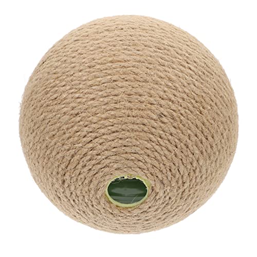 Angoily Katze Fangball Katze Kratzmatte Für Sofa Sisal- Teppich Für Katzen Zubehör Zum Spielen Von Haustieren Katze Jagen Spielzeug Kätzchen Kratzt Baumwollseil Die Katze Katzenkratzer von Angoily