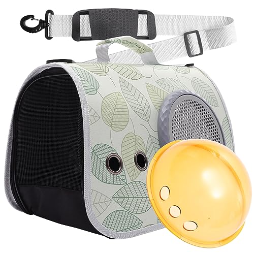 Angoily Katze Hund Tasche Tragetasche für Katzen Harte Katzentrage Rucksack Reisetaschen atmungsaktive Katzentragetaschen große Transportbox für Haustiere Karikatur Katzenkäfig Container von Angoily