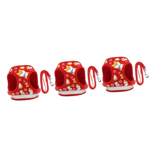 Angoily Katzengeschirr 3st Laufweste Halsband Reflektierend Haustierzubehör Angoily Katzengeschirr 3st Laufweste Halsband Reflektierend Haustierzubehör von Angoily
