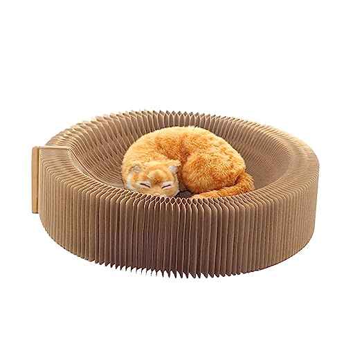 Angoily Faltbare Katzenmatte Spielzeug Katzenlounge Bett Kratzlounge Wellpappe Angoily Faltbare Katzenmatte Spielzeug Katzenlounge Bett Kratzlounge Wellpappe von Angoily
