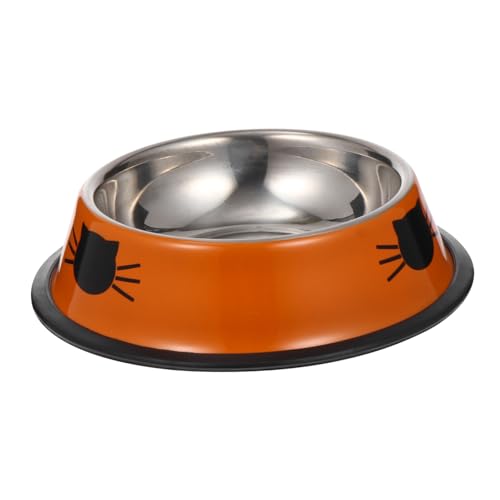 Angoily Futternapf-Set Für Haustiere Schüssel Wasserspender Modernes Design Für Katzen Welpen Hunde Orange Angoily Futternapf-Set Für Haustiere Schüssel Wasserspender Modernes Design Für Katzen Welpen Hunde Orange von Angoily