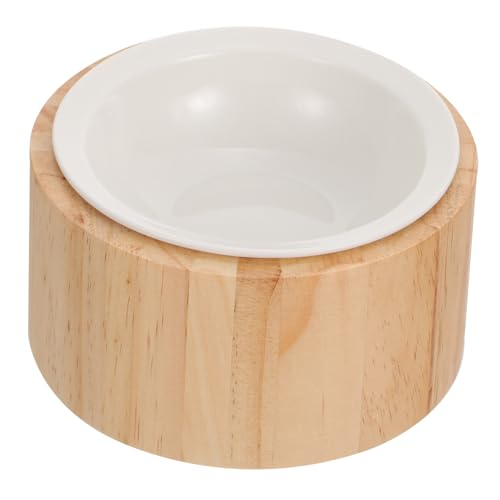 Angoily Katzennapf Aus Keramik Mit Holzständer Erhöhter Futternapf Für Kätzchen Tierfutternapf – Erbrochenes Design Angoily Katzennapf Aus Keramik Mit Holzständer Erhöhter Futternapf Für Kätzchen Tierfutternapf – Erbrochenes Design von Angoily
