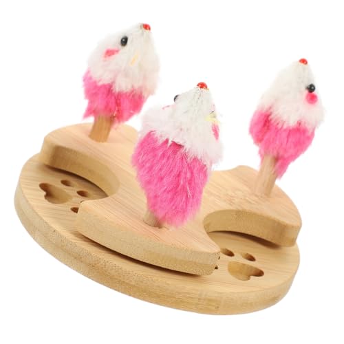 Angoily Katzenspielzeug Zauberstabspielzeug Katzen-Teaser-Spielzeug Kratzspielzeug Für Katzen Katze-mäuse-Spielzeug Katze Plattenspieler Spielzeug Drehteller Holz Kätzchen Katzenkratzer Angoily Katzenspielzeug Zauberstabspielzeug Katzen-Teaser-Spielzeug Kratzspielzeug Für Katzen Katze-mäuse-Spielzeug Katze Plattenspieler Spielzeug Drehteller Holz Kätzchen Katzenkratzer von Angoily