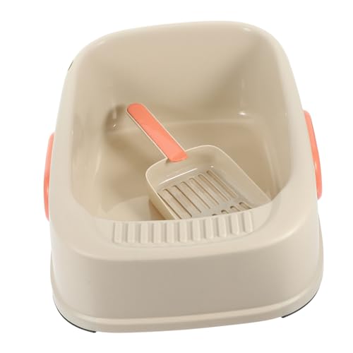 Angoily Katzentoilette Deckel Grau Geschlossene Katzentoilette Kätzchen Training Töpfchen Haustier Toilette Angoily Katzentoilette Deckel Grau Geschlossene Katzentoilette Kätzchen Training Töpfchen Haustier Toilette von Angoily