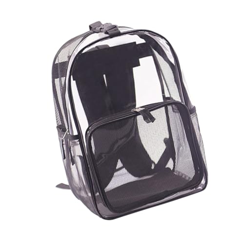 Angoily Reisetasche Rucksack Katzentransporter Einkaufstasche Rucksack klarer Rucksack Haustier Hund schwarzer Rucksack Hundeträger Tragetasche für Haustier Katzen und Hunde Hundekäfig von Angoily