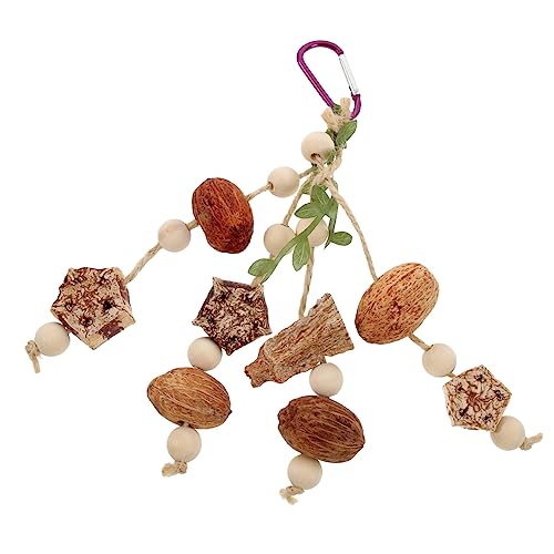 Angoily Vogelsitzstangenspielzeug - Papageienspielzeug Für Sittiche Futtersuchspielzeug Für Vögel Holzvogelspielzeug Für Den Käfig von Angoily