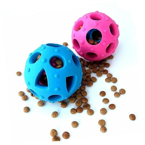 Angoily einfach zu säubern Ball behandeln Essen Bälle jugueten Spielzeug Leckerli-Spender für Hunde Leckerliball für Hunde Leckerli-Ball für Hunde Universal- kleine und mittelgroße Hunde von Angoily
