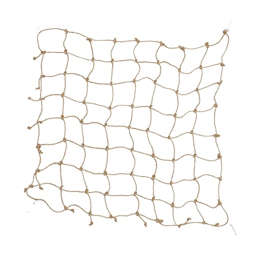 Angoily Vogel Spielzeug Kletternetz Aus Robustem Jute Mit Haken Langlebig Dekorativ Für Wellensittiche Papageien Nagetiere Fördert Aktivität Spielspaß von Angoily