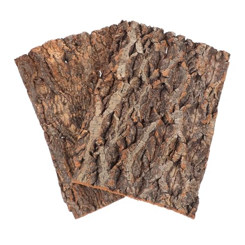 Angoily Korkrinden-Reptilien-Hintergrund, 30 x 20,1 cm, natürliches Korkrinden-Terrarium-Zubehör, Kletterplattform, Reptilienrinde für Eidechse, Schildkröten, Gecko, Bartdrache, 2 Stück Angoily Korkrinden-Reptilien-Hintergrund, 30 x 20,1 cm, natürliches Korkrinden-Terrarium-Zubehör, Kletterplattform, Reptilienrinde für Eidechse, Schildkröten, Gecko, Bartdrache, 2 Stück von Angoily