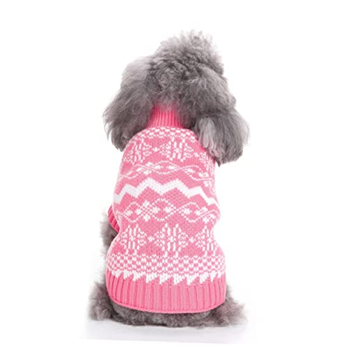 Angoily Haustier Pullover mit Hohem Kragen Strickpullover Warmer Mantel für Hunde Weihnachtsfeier Angoily Haustier Pullover mit Hohem Kragen Strickpullover Warmer Mantel für Hunde Weihnachtsfeier von Angoily