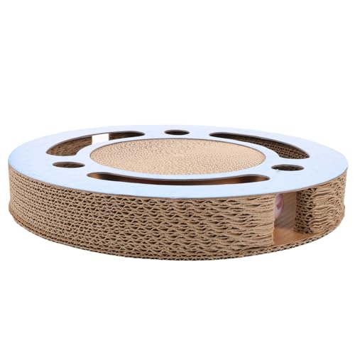 Angoily Kratzbaum Aus Hochdichtem Karton Kratzbrett Spielzeug Für Katzen Mit Kratzsofa-pad Zufällige Farbe Angoily Kratzbaum Aus Hochdichtem Karton Kratzbrett Spielzeug Für Katzen Mit Kratzsofa-pad Zufällige Farbe von Angoily