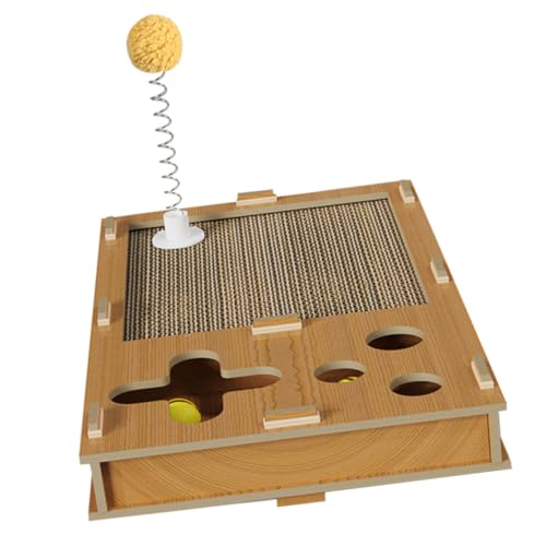 Angoily Katzenkratzbaum Katzenkratzbaum Kratzbaum Kätzchen Spielzeug Kratzbaum Haustier Spielzeug von Angoily