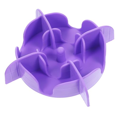 Angoily Hundenapf Slow Feeder Welpen Slow Eating Bowl Silikoneinsatz Haustier Slow Feeding Mat Einfaches Design von Angoily