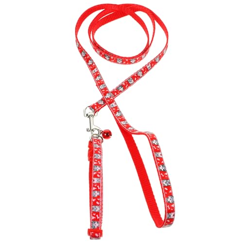 Angoily Weihnachten Und Halsband Santa Hund Polyester Hund Seil Trainingsleine Gehorsam Rückruf Training Zufällige Stil von Angoily