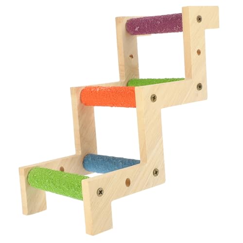 Angoily Holz Vogel Kletterleiter Für Papageien Und Nager Kreatives Spielzeug Für Wellensittiche Hamster Und Andere Kleintiere Aus Natürlichem Holz Bewegung Und Geistigen Aktivität Angoily Holz Vogel Kletterleiter Für Papageien Und Nager Kreatives Spielzeug Für Wellensittiche Hamster Und Andere Kleintiere Aus Natürlichem Holz Bewegung Und Geistigen Aktivität von Angoily