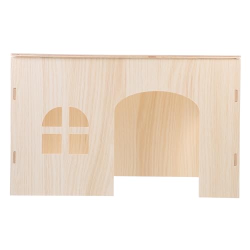 Angoily Großes Eichhörnchennest-Spielzeug Aus Holz Versteck Für Hamster Meerschweinchen Chinchillas von Angoily