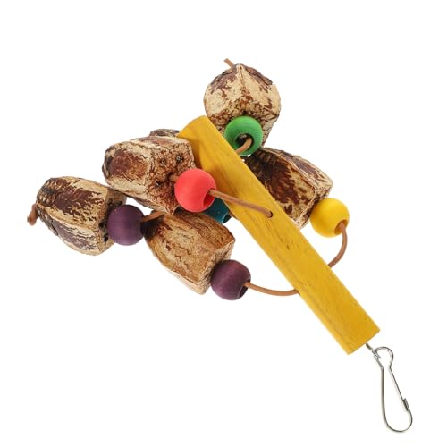 Angoily Papageien Kauspielzeug Aus Sicherem Holz Hängendes Spielzeug Für Vögel Multifunktionales Naturspielzeug Aktivität Und Spielverhalten Für Wellensittiche Und Nymphensittiche Angoily Papageien Kauspielzeug Aus Sicherem Holz Hängendes Spielzeug Für Vögel Multifunktionales Naturspielzeug Aktivität Und Spielverhalten Für Wellensittiche Und Nymphensittiche von Angoily