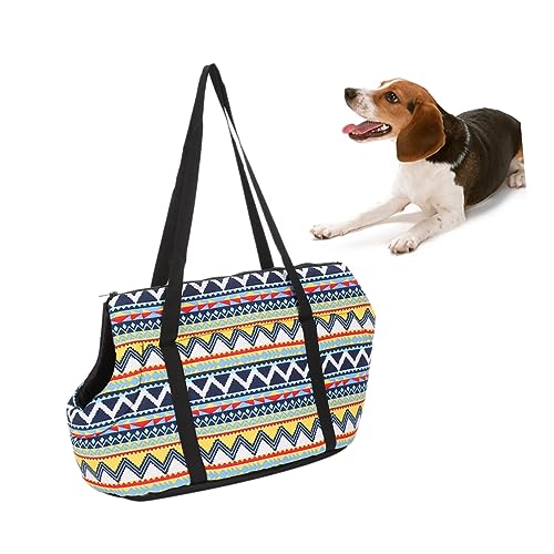 Angoily Schultertaschen Tragen Haustier-Rucksack Outdoor Haustier Hund Träger Reise Haustier Produkte Größe L Atmungsaktiv Bequem Für Outdoor-aktivitäten von Angoily