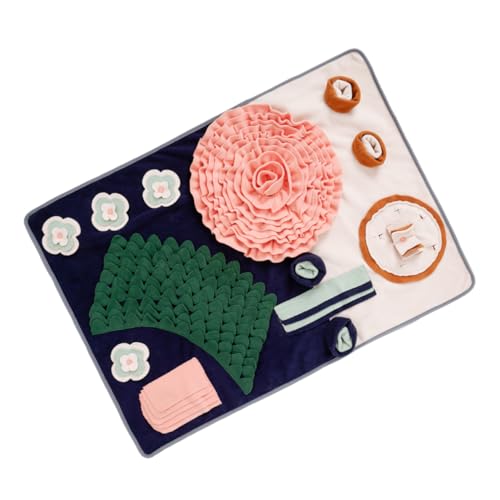 Angoily Pet Sniffing Pad schnupftabakmatte für Hunde schnüffelmatte für Hunde Spielzeug Haustier Futtermatte für Hunde Schnüffelmatte für Welpen Esstisch Riechkissen Nasenpads Zubringer Angoily Pet Sniffing Pad schnupftabakmatte für Hunde schnüffelmatte für Hunde Spielzeug Haustier Futtermatte für Hunde Schnüffelmatte für Welpen Esstisch Riechkissen Nasenpads Zubringer von Angoily