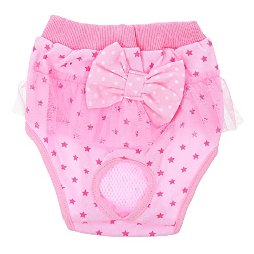 Angoily Hundehose Für Weibliche Hunde Hygienepanties Für Läufigkeit Waschbar Aus Hochwertiger Schützt Vor Auslaufen Passt Für Verschiedene von Angoily