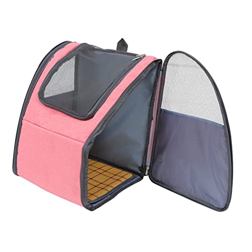 Angoily Atmungsaktiver Haustier-Rucksack für Hunde und Katzen Reißverschluss-Design für Reisen Im Freien von Angoily