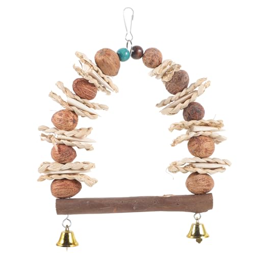 Angoily Papageien Spielzeug Hängendes Kauspielzeug Für Wellensittiche Cuttlebone Swing Toy Robustes Vogelspielzeug Für Kleintiere Für Käfige Und Heimdekoration Angoily Papageien Spielzeug Hängendes Kauspielzeug Für Wellensittiche Cuttlebone Swing Toy Robustes Vogelspielzeug Für Kleintiere Für Käfige Und Heimdekoration von Angoily