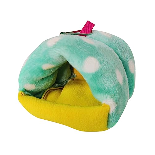 Angoily Haustierbett Gemütliches Warmes Nest Für Hamster Heimbett Reisebett Robuste Baumwolle Grün von Angoily
