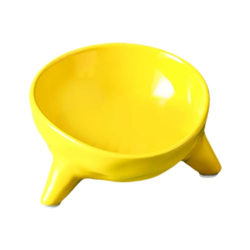 Schräge Stativschale pet Food Container Dog Bowl Haustierfutterschale mit glatter Oberfläche dogbowl katzennäpfe Snack hundefutternapf Körnerschale Katzennapf Wasserschale Keramik von Angoily