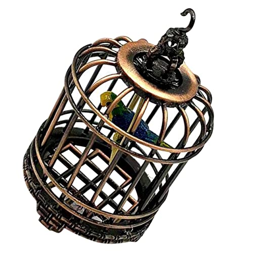 Angoily 1:12 Miniatur Mini Vogelkäfig Nachahmung Vogel Käfig Modell für Hause Angoily 1:12 Miniatur Mini Vogelkäfig Nachahmung Vogel Käfig Modell für Hause von Angoily