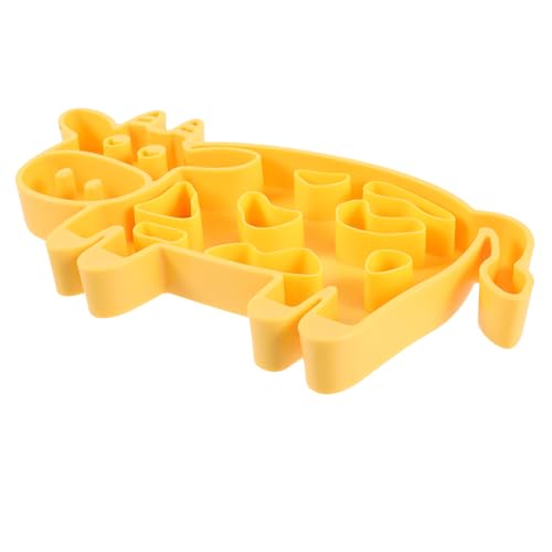 Angoily Slow-Food-schüssel Für Haustiere Slow Feeder Für Haustiere Langsamer Futternapf Für Hunde Interaktiver Hundenapf Welpen-leckerbissen-Puzzle Hundefütterung TPR Hündchen Spielzeug von Angoily