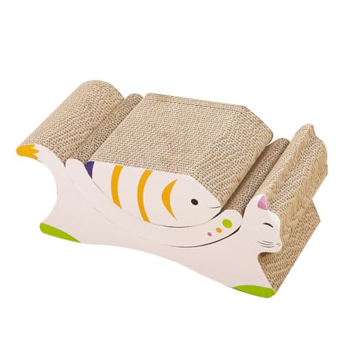 Angoily Kratzbaum-Set Für Katzen – 3-teilig Kratzunterlage Aus Pappe Für Kätzchen Kau-kratzunterlage Liegebett Für Katzen Angoily Kratzbaum-Set Für Katzen – 3-teilig Kratzunterlage Aus Pappe Für Kätzchen Kau-kratzunterlage Liegebett Für Katzen von Angoily