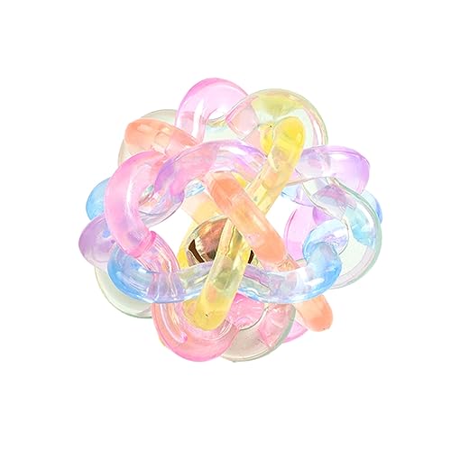 Angoily 7 5 cm Buntes Hundespielzeug Mit Glöckchen Quietschendem Welpenspielzeug Für Hunde von Angoily