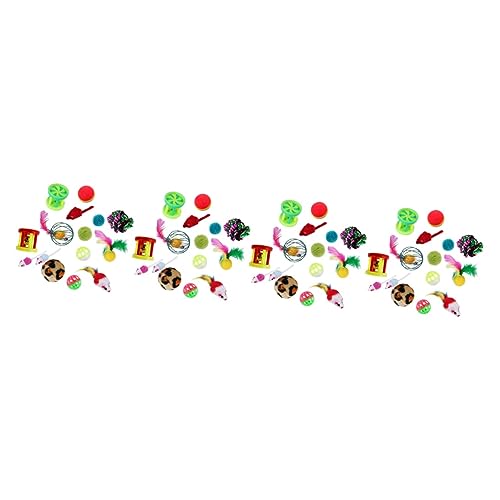 Angoily 4 Sets Katzen-übungsspielzeug Lustiges Interaktives Spielzeug Für Katzen Kätzchen-Spielzeug-Set Kratz- Und Bissspielzeug 24 Stück * 4 Angoily 4 Sets Katzen-übungsspielzeug Lustiges Interaktives Spielzeug Für Katzen Kätzchen-Spielzeug-Set Kratz- Und Bissspielzeug 24 Stück * 4 von Angoily
