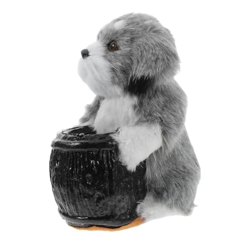 Angoily Stifthalter Für Hunde Hundespielzeug Für Heisere Figuren Tierspielzeug Gefüllte Welpenspielzeug-wohnkultur Kuscheltiere Für Mädchen Hundefiguren Grey Pp Baumwolle Angoily Stifthalter Für Hunde Hundespielzeug Für Heisere Figuren Tierspielzeug Gefüllte Welpenspielzeug-wohnkultur Kuscheltiere Für Mädchen Hundefiguren Grey Pp Baumwolle von Angoily